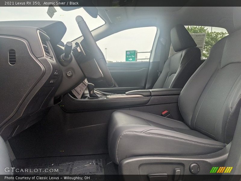 Atomic Silver / Black 2021 Lexus RX 350