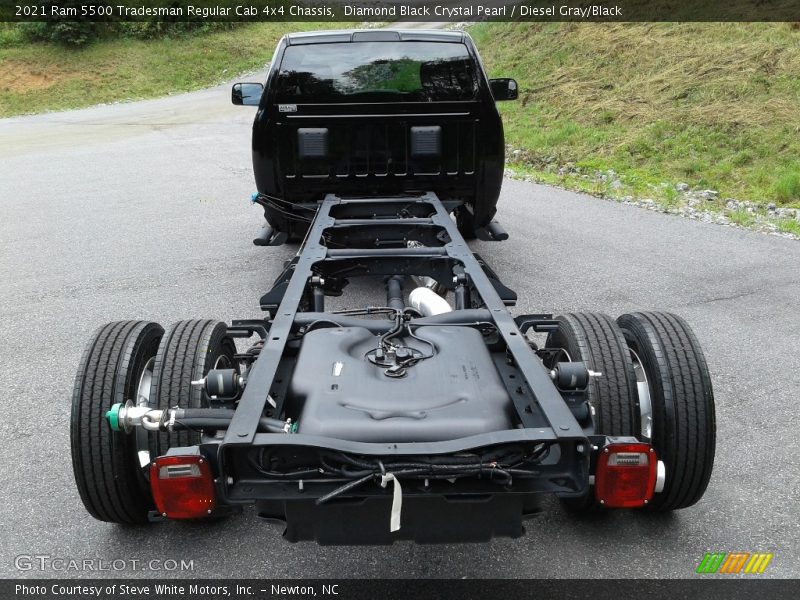 Undercarriage of 2021 5500 Tradesman Regular Cab 4x4 Chassis