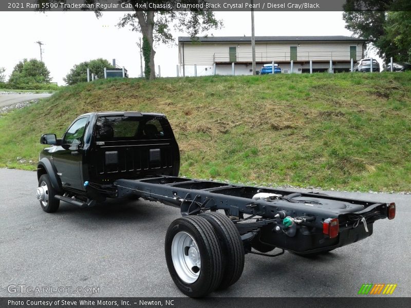 Diamond Black Crystal Pearl / Diesel Gray/Black 2021 Ram 5500 Tradesman Regular Cab 4x4 Chassis