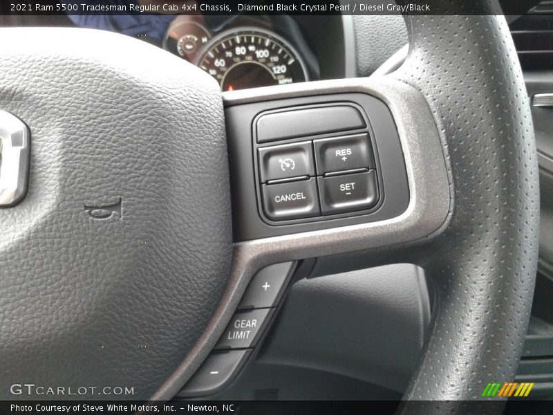  2021 5500 Tradesman Regular Cab 4x4 Chassis Steering Wheel