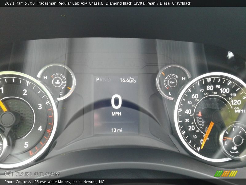  2021 5500 Tradesman Regular Cab 4x4 Chassis Tradesman Regular Cab 4x4 Chassis Gauges