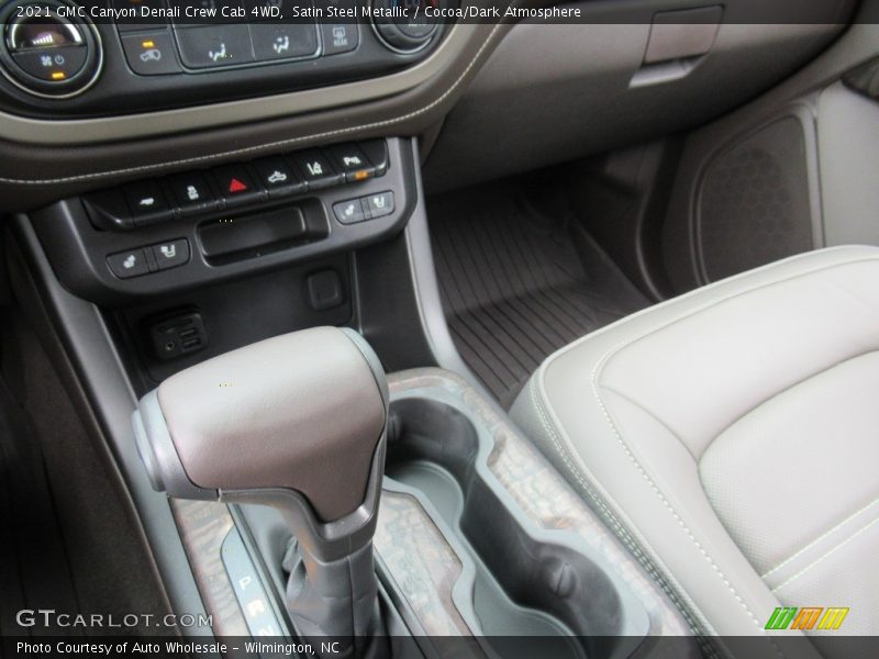 Satin Steel Metallic / Cocoa/Dark Atmosphere 2021 GMC Canyon Denali Crew Cab 4WD