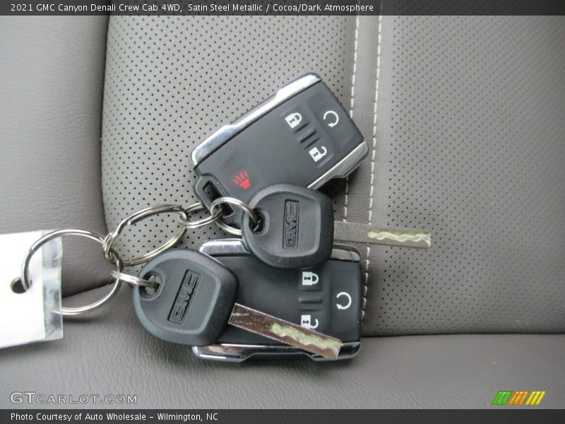 Keys of 2021 Canyon Denali Crew Cab 4WD