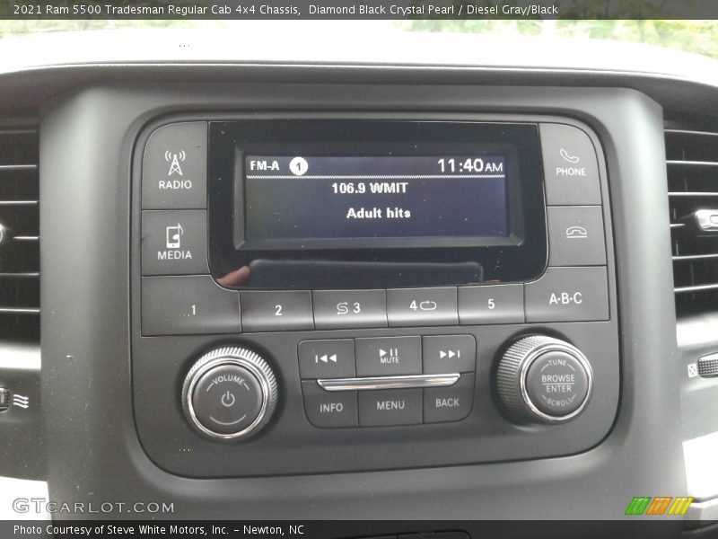 Audio System of 2021 5500 Tradesman Regular Cab 4x4 Chassis