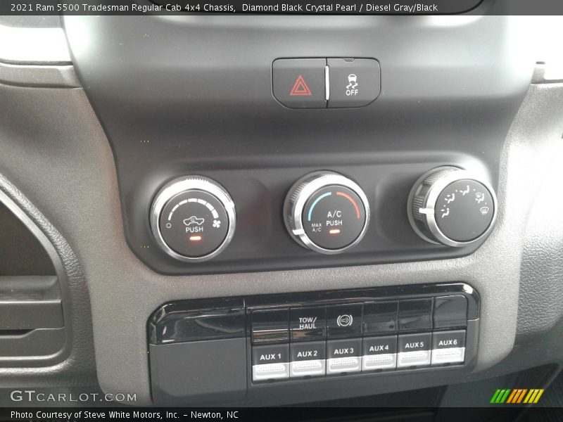 Controls of 2021 5500 Tradesman Regular Cab 4x4 Chassis