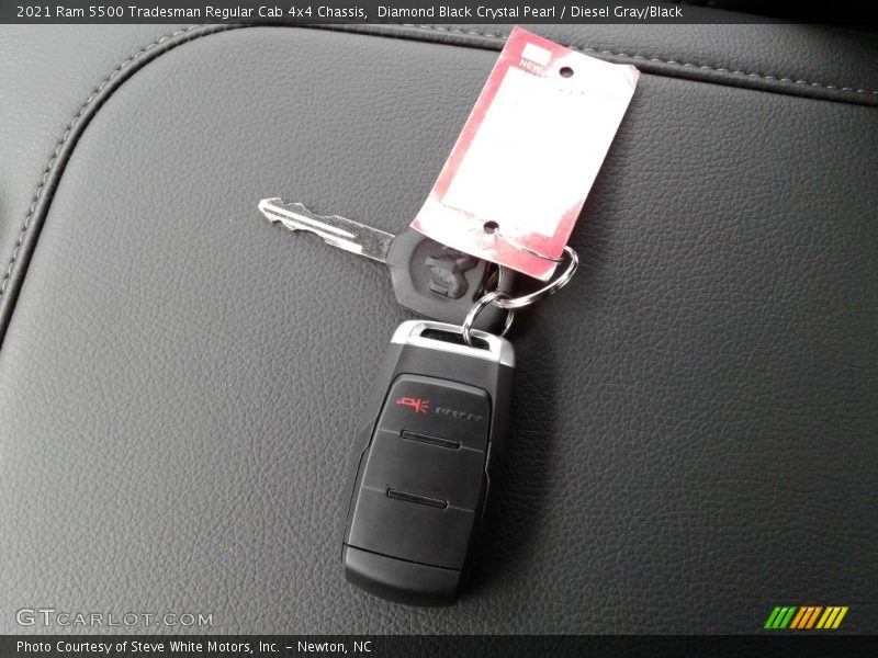 Keys of 2021 5500 Tradesman Regular Cab 4x4 Chassis