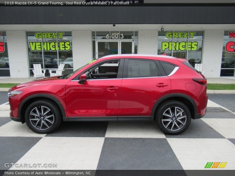 Soul Red Crystal Metallic / Parchment 2018 Mazda CX-5 Grand Touring