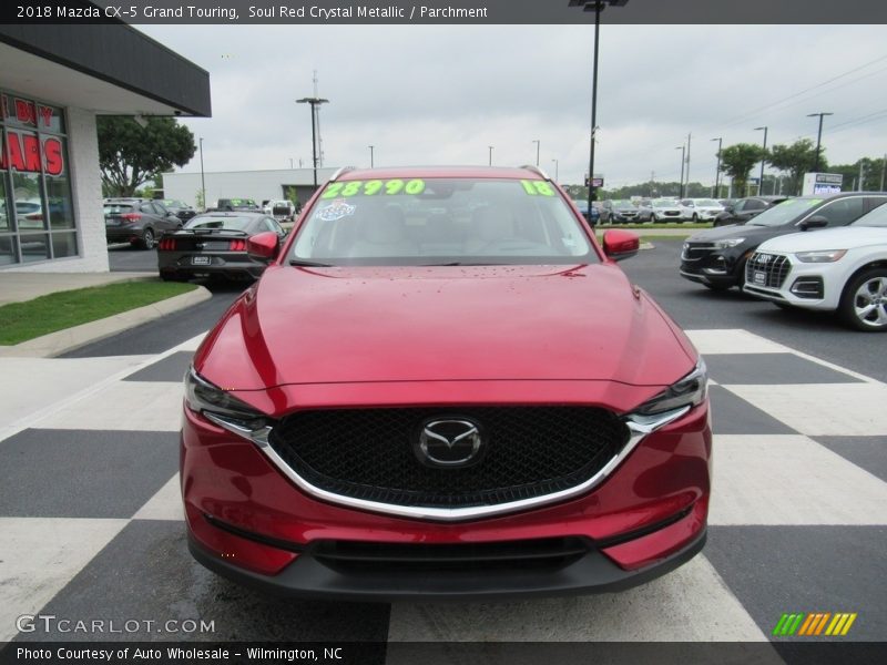Soul Red Crystal Metallic / Parchment 2018 Mazda CX-5 Grand Touring