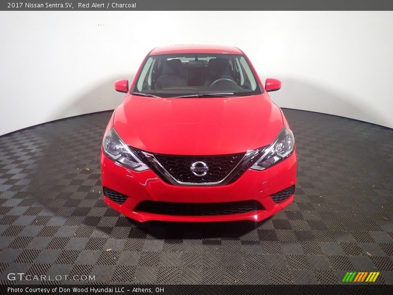 Red Alert / Charcoal 2017 Nissan Sentra SV