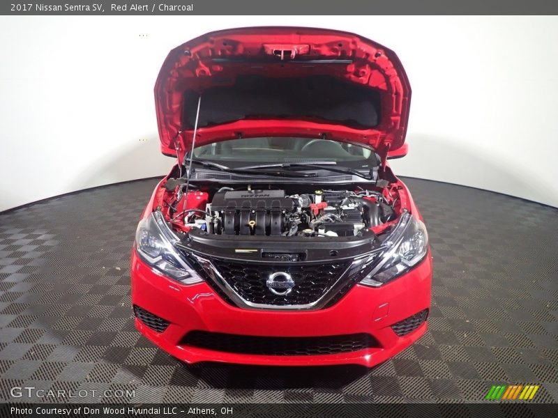 Red Alert / Charcoal 2017 Nissan Sentra SV