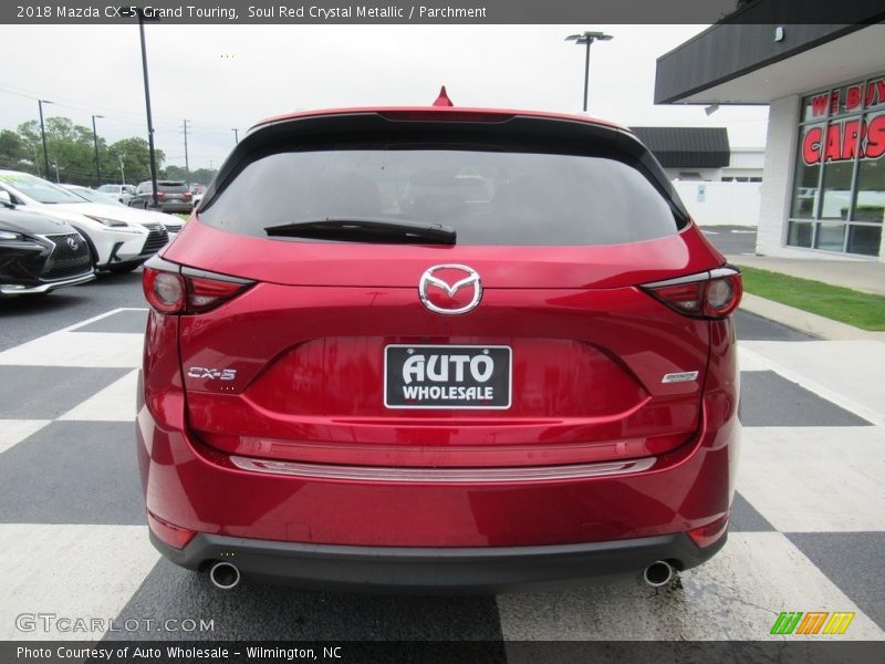 Soul Red Crystal Metallic / Parchment 2018 Mazda CX-5 Grand Touring