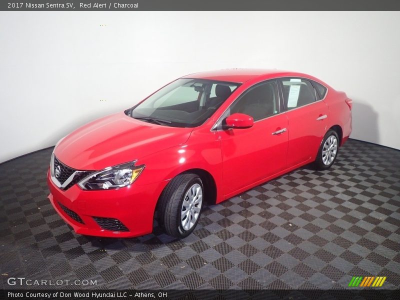 Red Alert / Charcoal 2017 Nissan Sentra SV