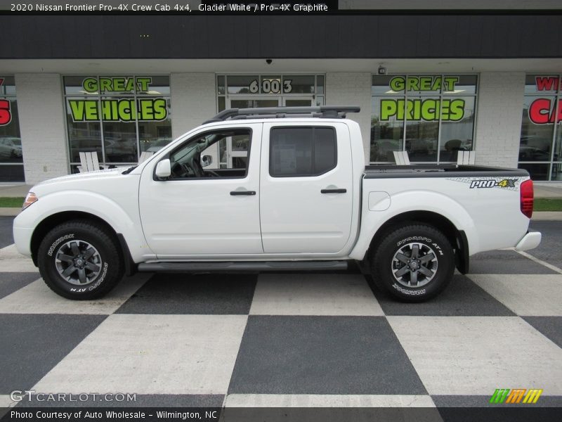 Glacier White / Pro-4X Graphite 2020 Nissan Frontier Pro-4X Crew Cab 4x4