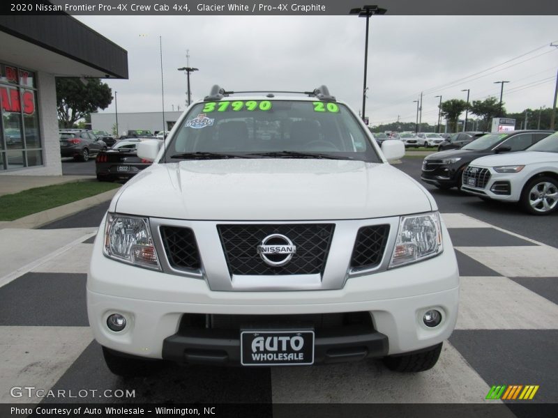 Glacier White / Pro-4X Graphite 2020 Nissan Frontier Pro-4X Crew Cab 4x4