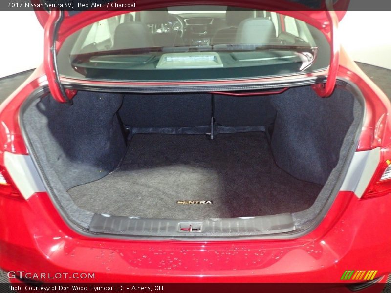 Red Alert / Charcoal 2017 Nissan Sentra SV