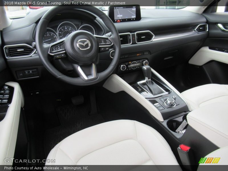 Soul Red Crystal Metallic / Parchment 2018 Mazda CX-5 Grand Touring