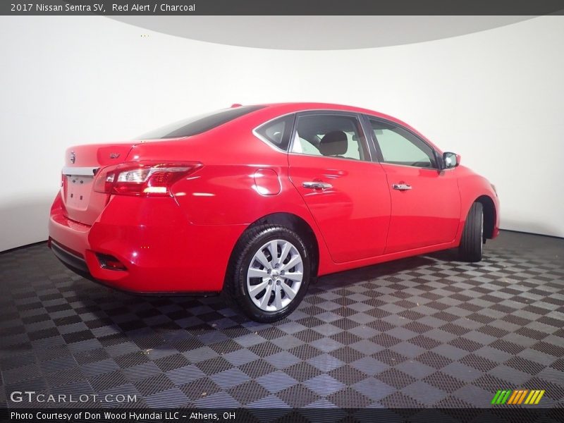 Red Alert / Charcoal 2017 Nissan Sentra SV