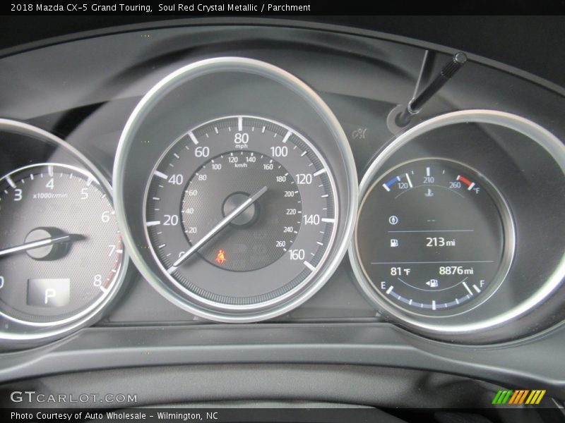 Soul Red Crystal Metallic / Parchment 2018 Mazda CX-5 Grand Touring