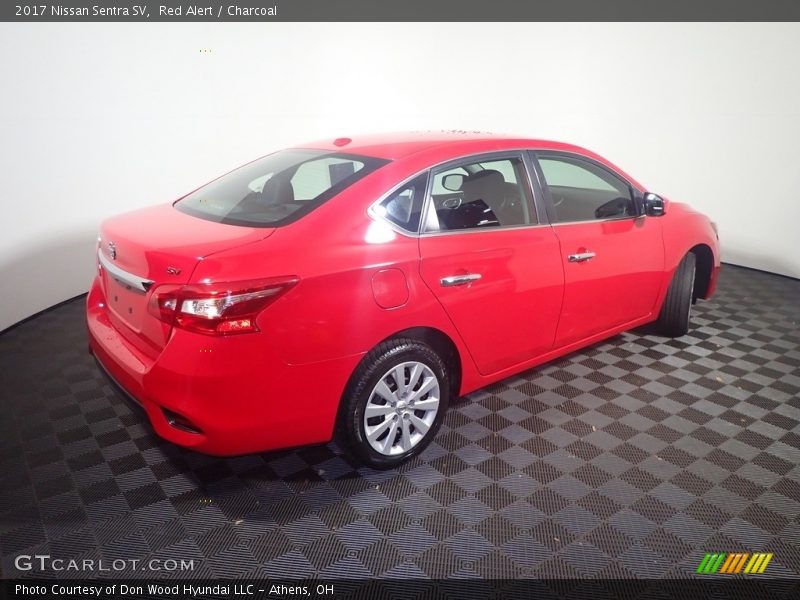 Red Alert / Charcoal 2017 Nissan Sentra SV