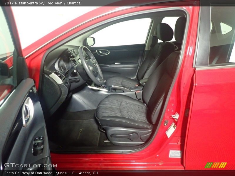Red Alert / Charcoal 2017 Nissan Sentra SV