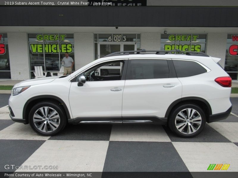 Crystal White Pearl / Java Brown 2019 Subaru Ascent Touring