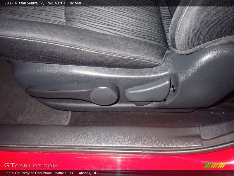 Red Alert / Charcoal 2017 Nissan Sentra SV