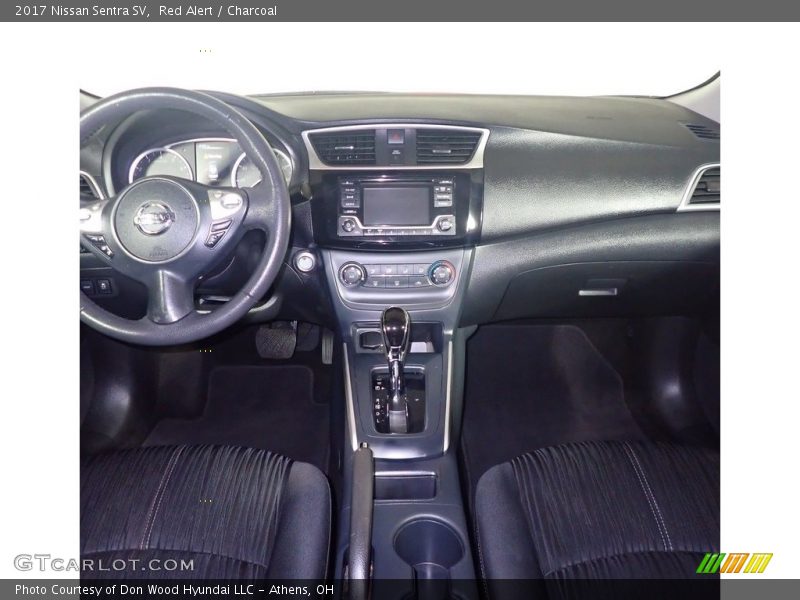 Red Alert / Charcoal 2017 Nissan Sentra SV