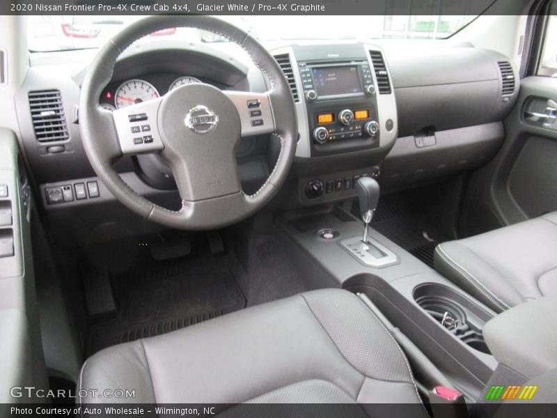 Front Seat of 2020 Frontier Pro-4X Crew Cab 4x4
