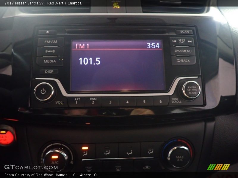 Red Alert / Charcoal 2017 Nissan Sentra SV