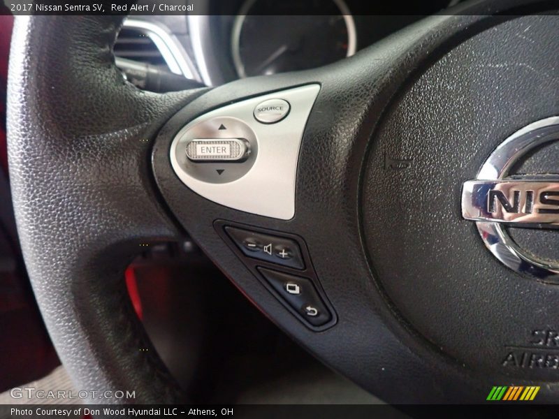 Red Alert / Charcoal 2017 Nissan Sentra SV