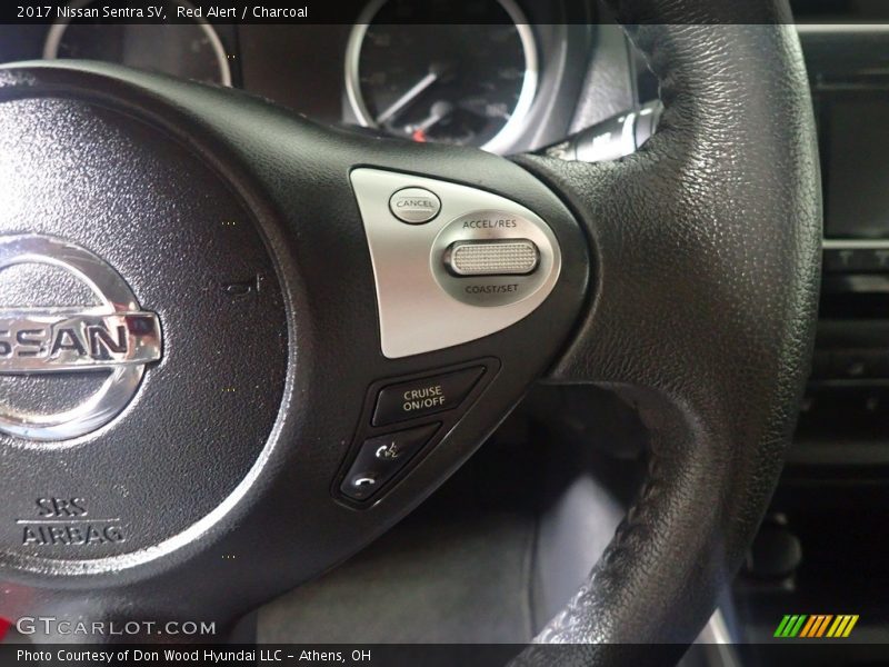 Red Alert / Charcoal 2017 Nissan Sentra SV