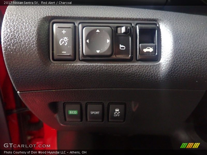 Red Alert / Charcoal 2017 Nissan Sentra SV