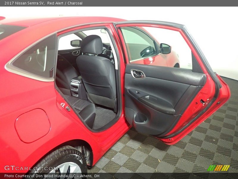 Red Alert / Charcoal 2017 Nissan Sentra SV