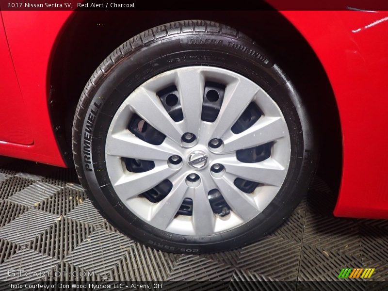 Red Alert / Charcoal 2017 Nissan Sentra SV