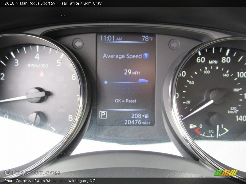  2018 Rogue Sport SV SV Gauges