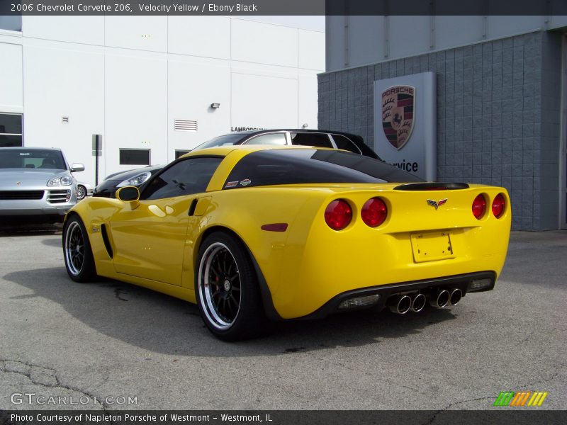 Velocity Yellow / Ebony Black 2006 Chevrolet Corvette Z06