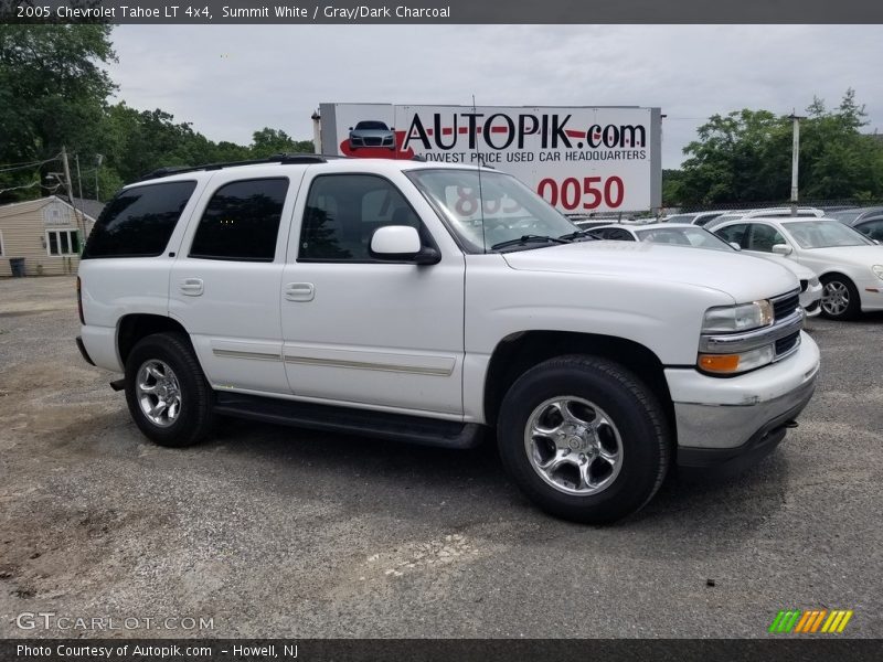 Summit White / Gray/Dark Charcoal 2005 Chevrolet Tahoe LT 4x4