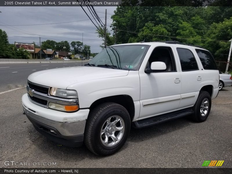Summit White / Gray/Dark Charcoal 2005 Chevrolet Tahoe LT 4x4