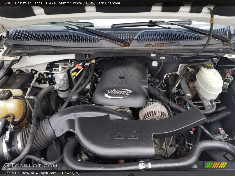 Summit White / Gray/Dark Charcoal 2005 Chevrolet Tahoe LT 4x4