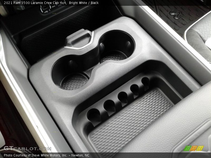 Bright White / Black 2021 Ram 3500 Laramie Crew Cab 4x4