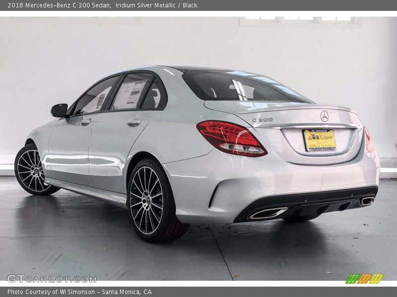 Iridium Silver Metallic / Black 2018 Mercedes-Benz C 300 Sedan