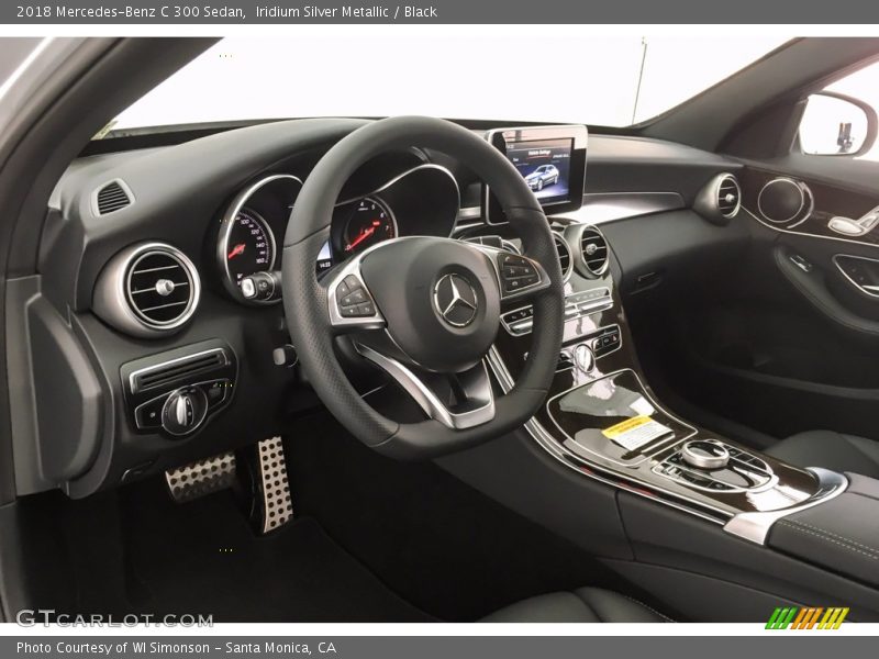Iridium Silver Metallic / Black 2018 Mercedes-Benz C 300 Sedan
