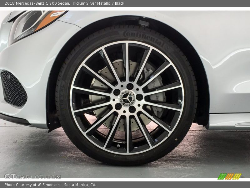 Iridium Silver Metallic / Black 2018 Mercedes-Benz C 300 Sedan