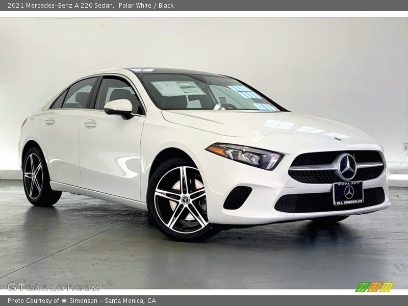 Polar White / Black 2021 Mercedes-Benz A 220 Sedan