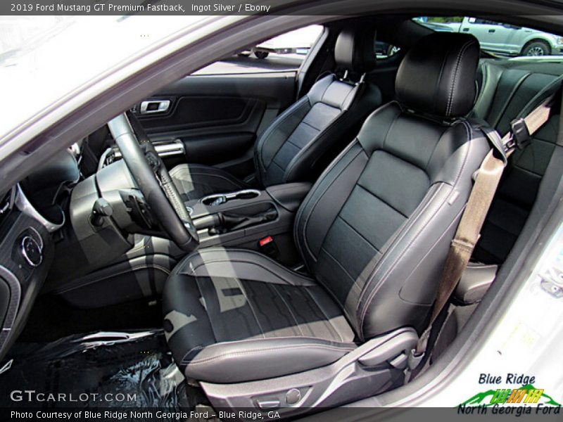 Ingot Silver / Ebony 2019 Ford Mustang GT Premium Fastback