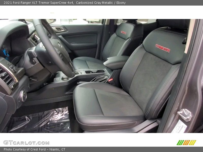 Front Seat of 2021 Ranger XLT Tremor SuperCrew 4x4
