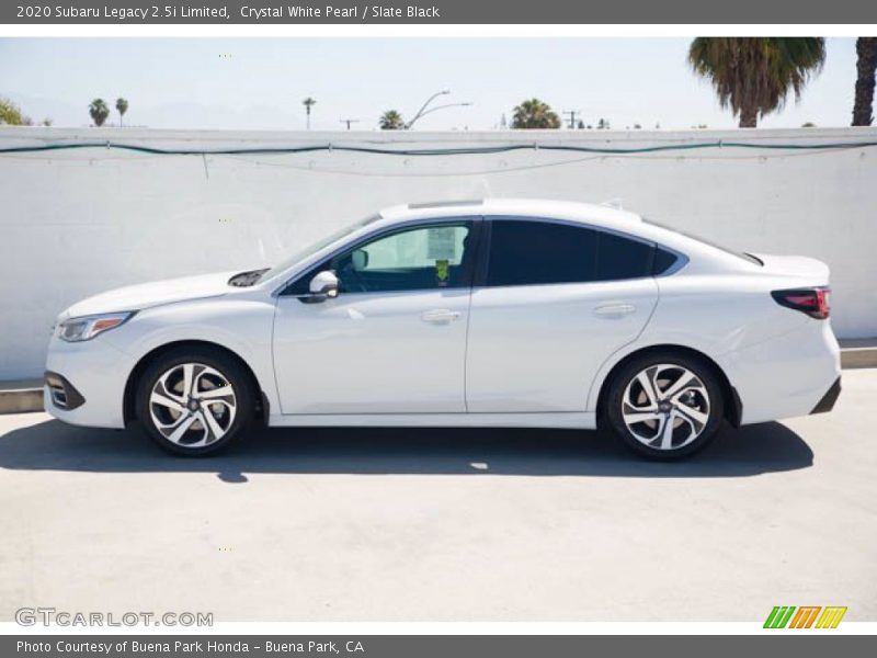 Crystal White Pearl / Slate Black 2020 Subaru Legacy 2.5i Limited