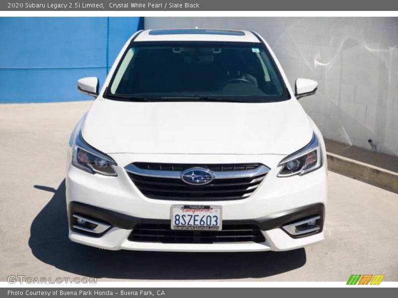 Crystal White Pearl / Slate Black 2020 Subaru Legacy 2.5i Limited