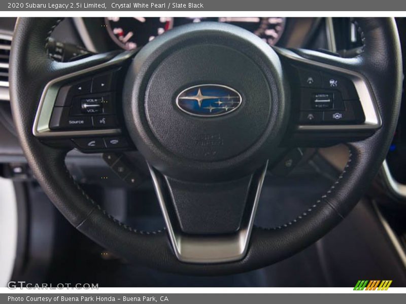 Crystal White Pearl / Slate Black 2020 Subaru Legacy 2.5i Limited