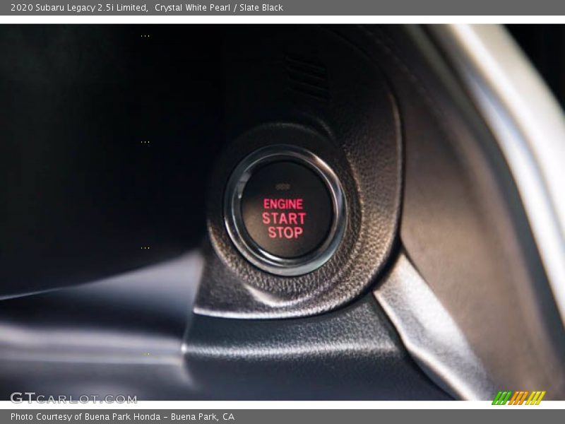 Crystal White Pearl / Slate Black 2020 Subaru Legacy 2.5i Limited